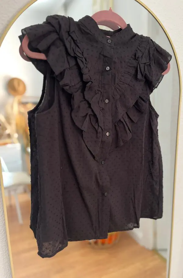 Blusa plumeti negra - Imagen 2