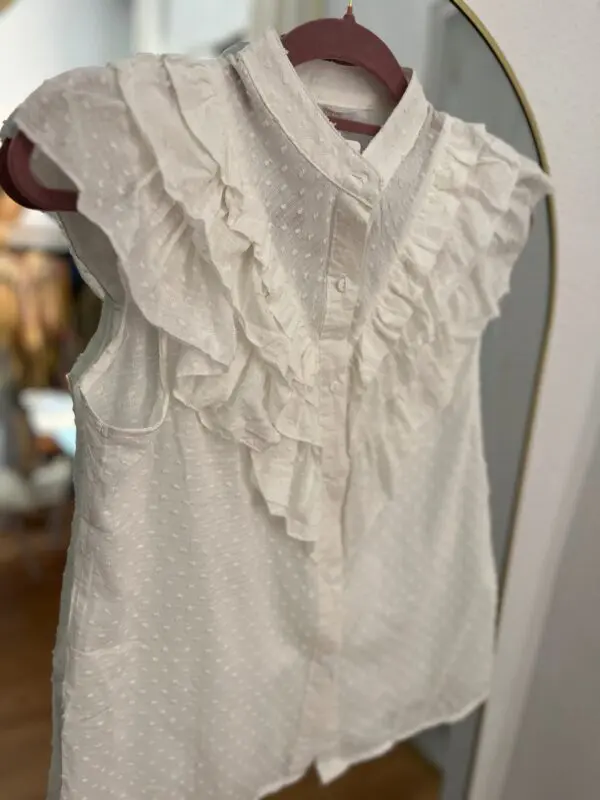 Blusa plumeti blanca - Imagen 2