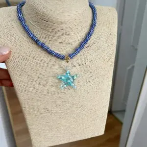 Collar sea blue