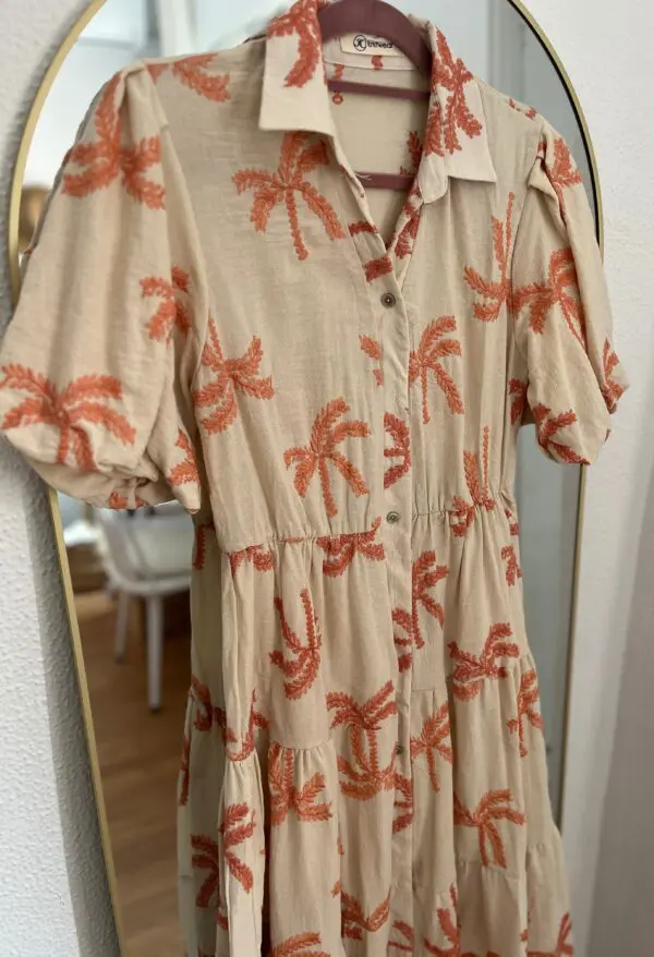 Vestido Palms coral - Imagen 2
