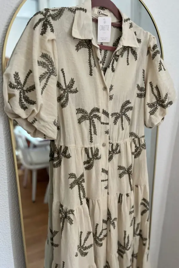 Vestido Palms Kakhi - Imagen 2