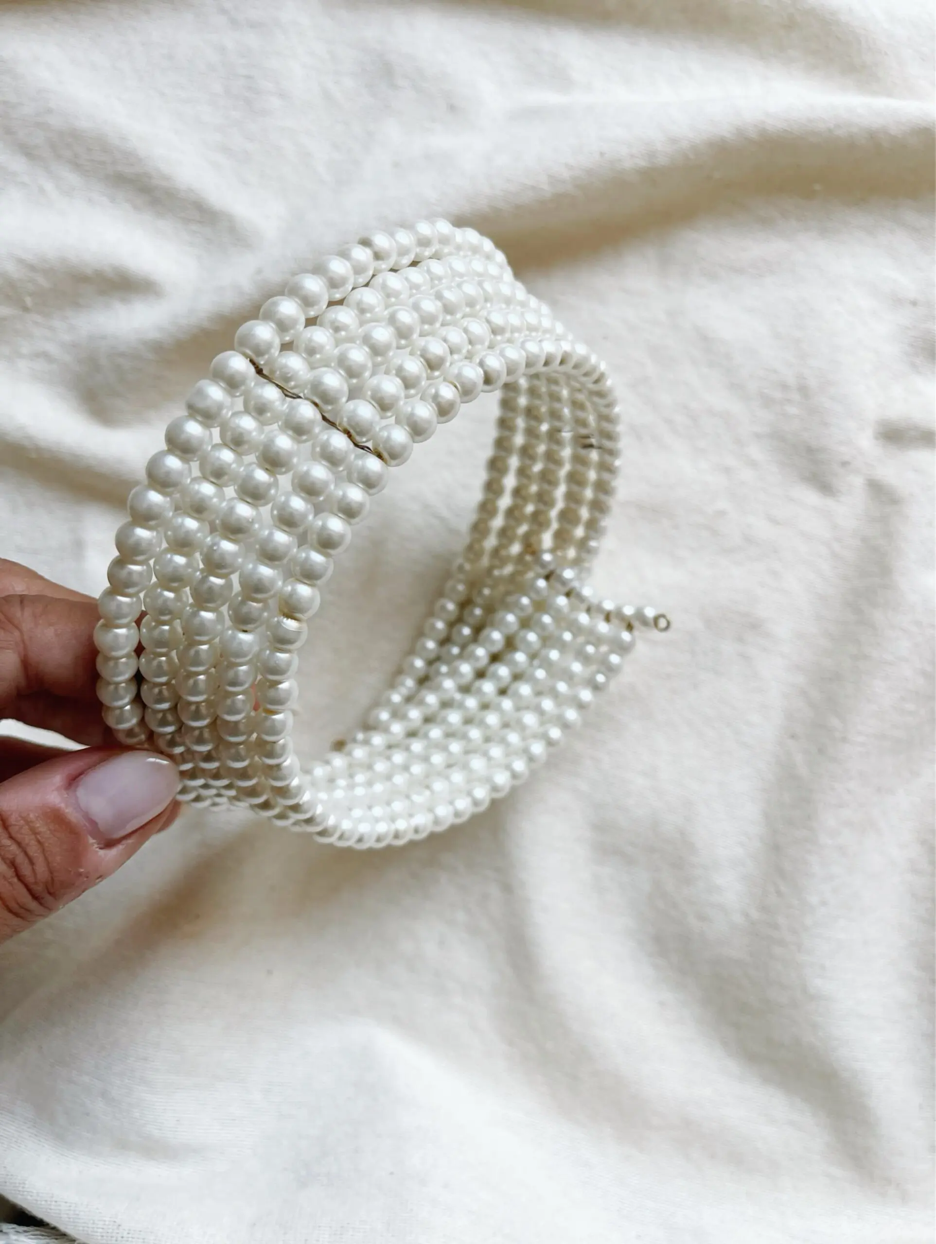 Choker perlas