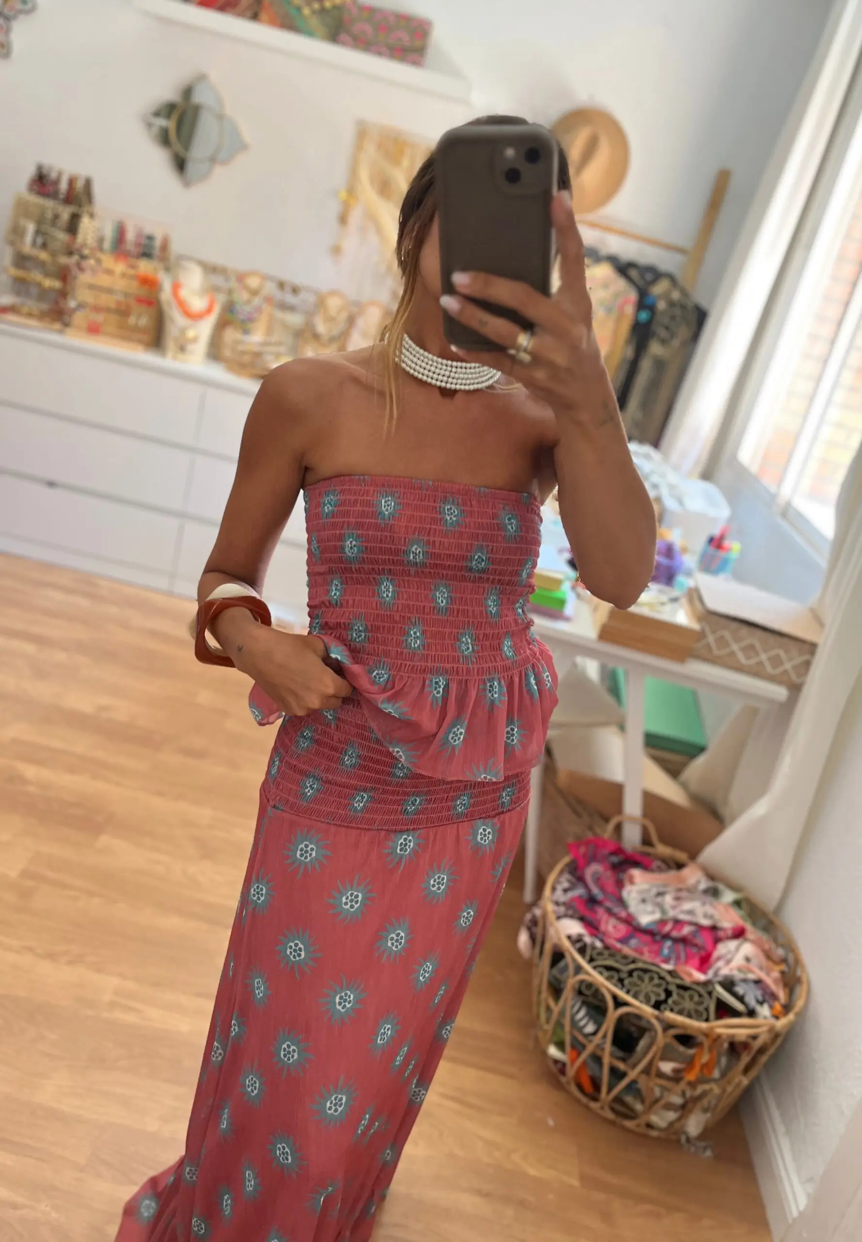 Conjunto tavira rosa marsala - Imagen 2