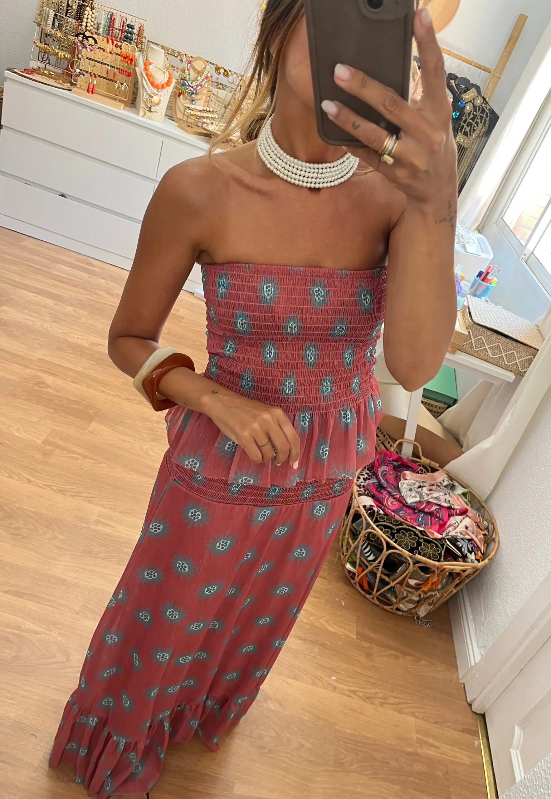 Conjunto tavira rosa marsala - Imagen 3