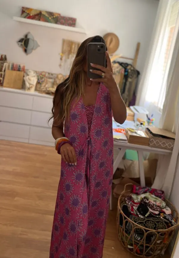 Kimono soles pink - Imagen 3
