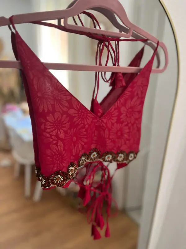 Top Bralette indie fresa