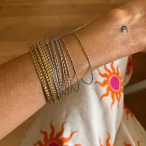 Pulseras India doradas