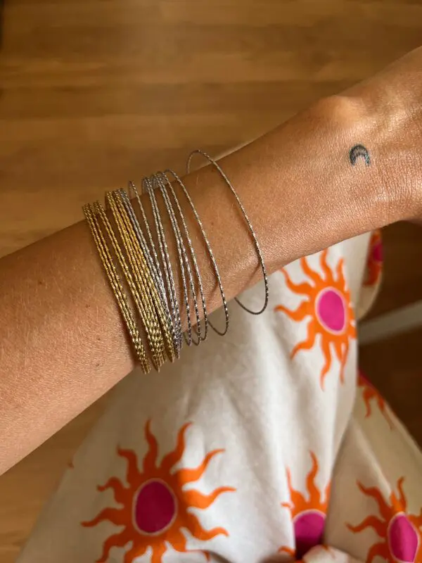 Pulseras India doradas
