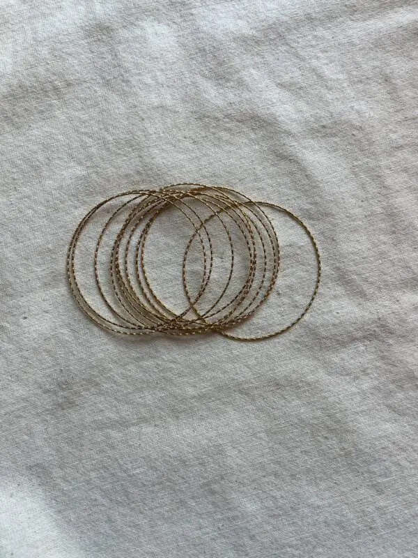 Pulseras India doradas - Imagen 2