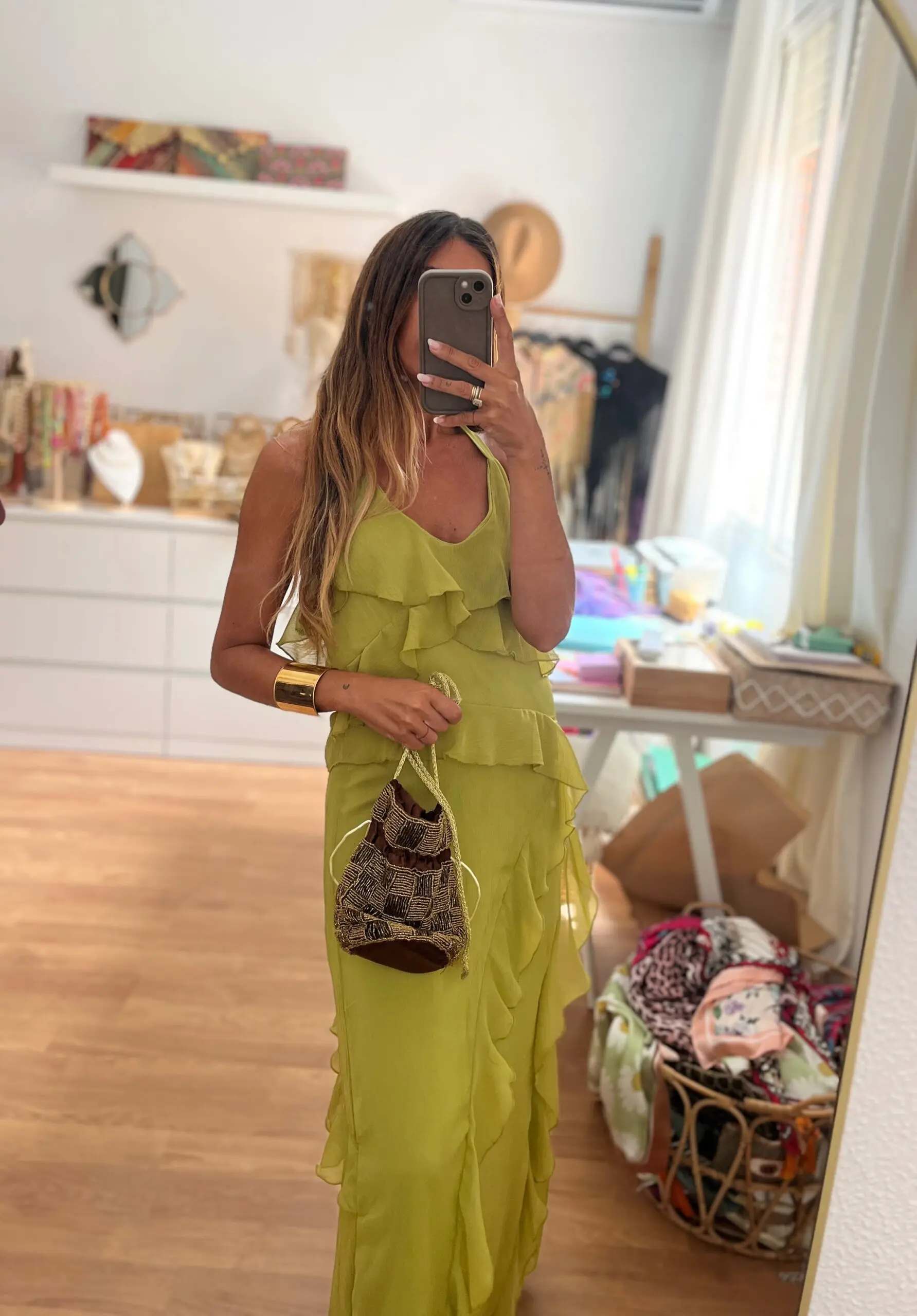 Vestido Florencia Lima - Imagen 3