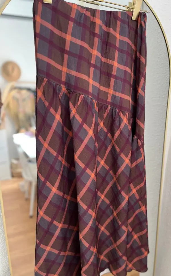 Falda autumn vichy - Imagen 2