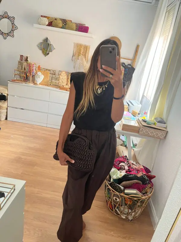 Pantalón bombacho Brown