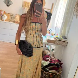 Vestido indie Golden