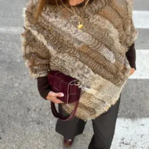 Poncho pelo natural