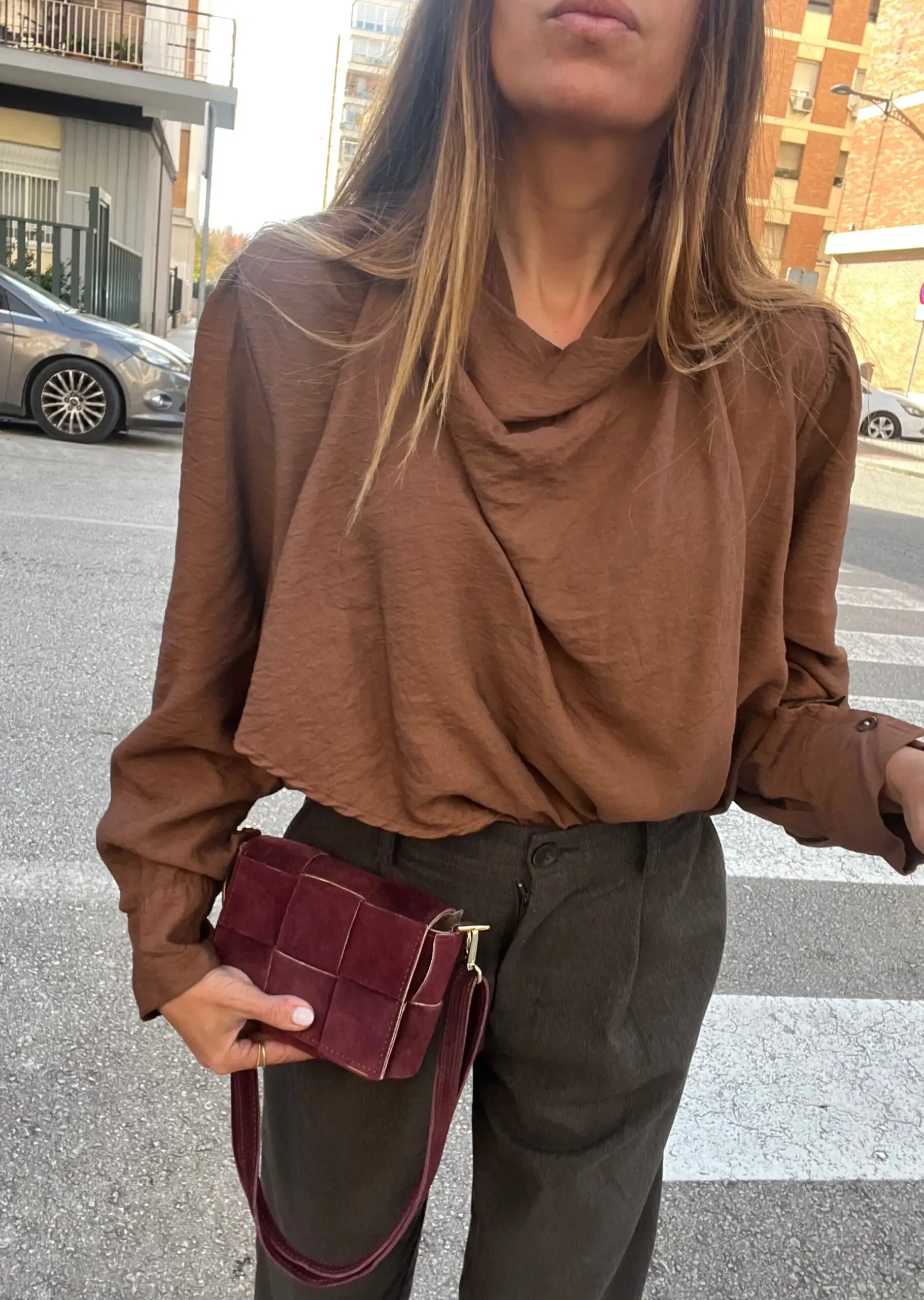 Blusa Gina marrón - Imagen 4