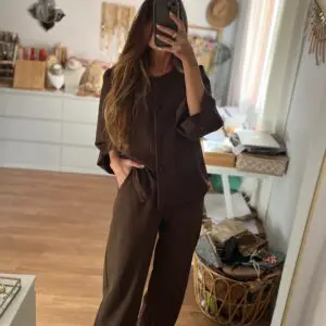 Blusa Cabana marrón