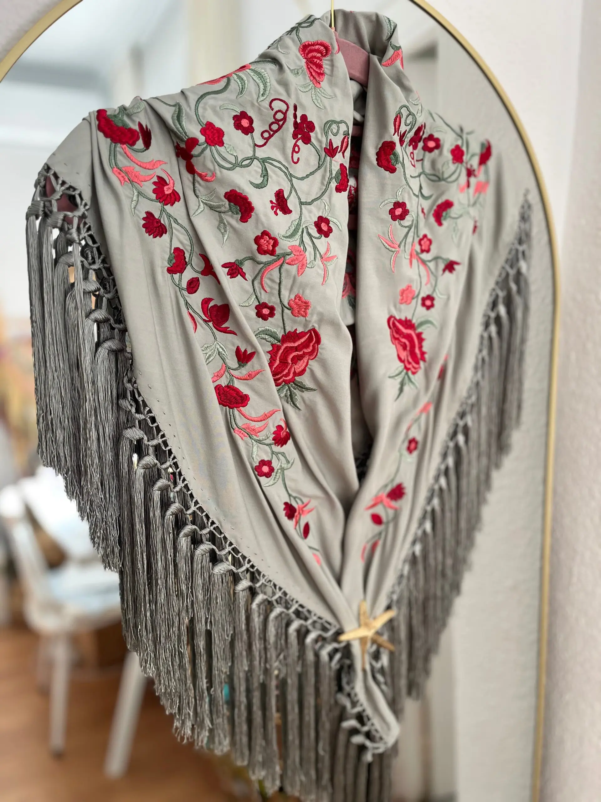 Mantoncillo Triana Verde empolvado - Imagen 2