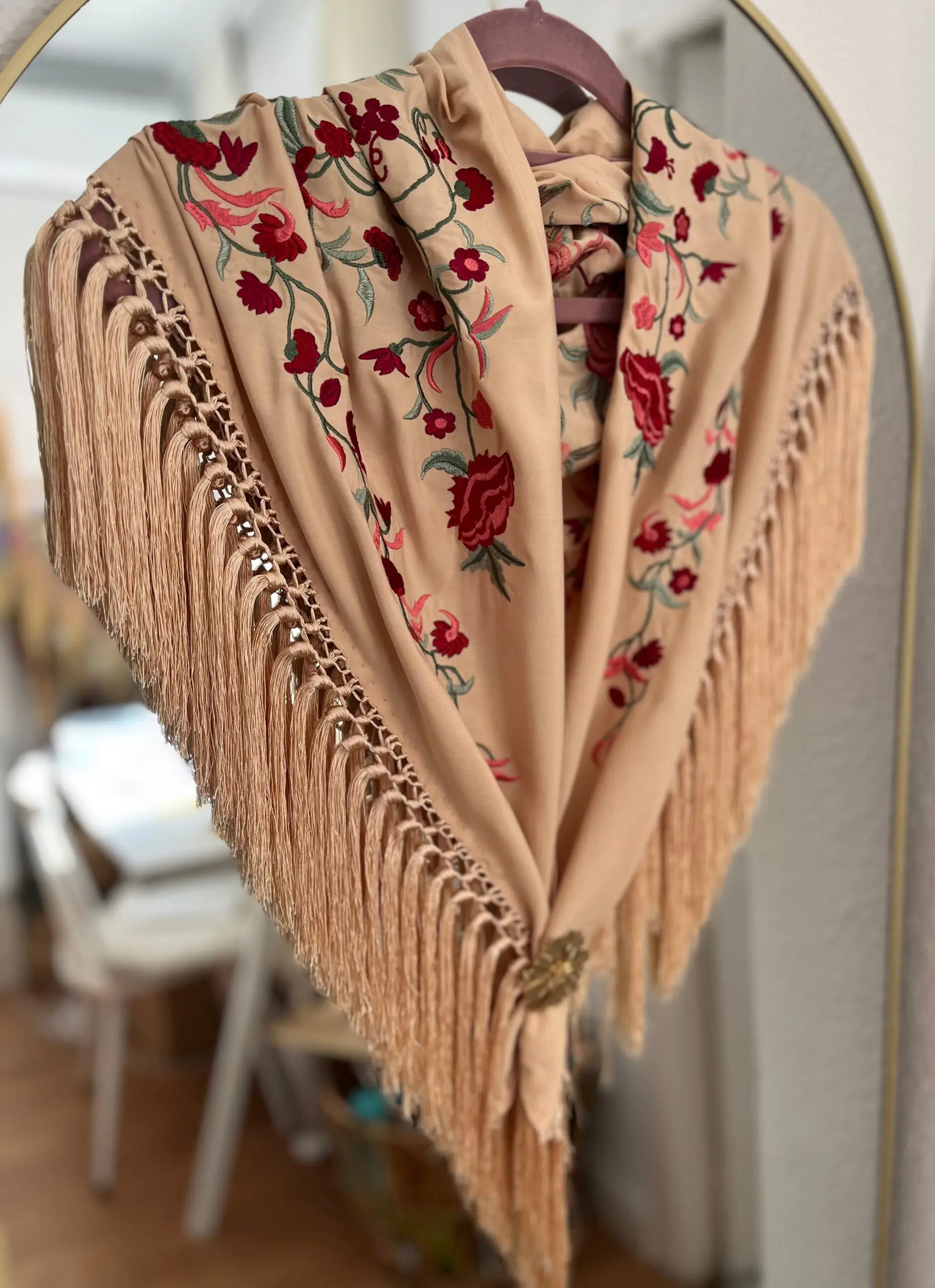 Mantoncillo Triana Beige Tostado - Imagen 3