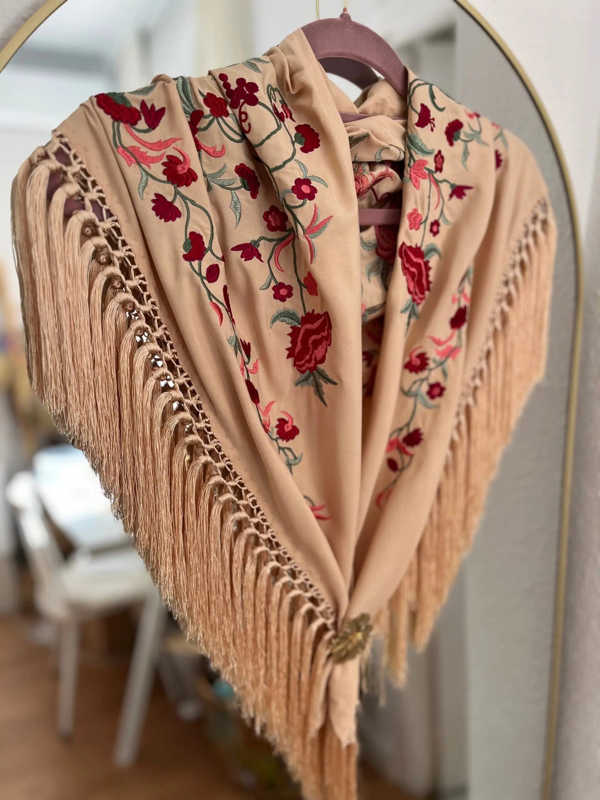 Mantoncillo Triana Beige Tostado - Imagen 2