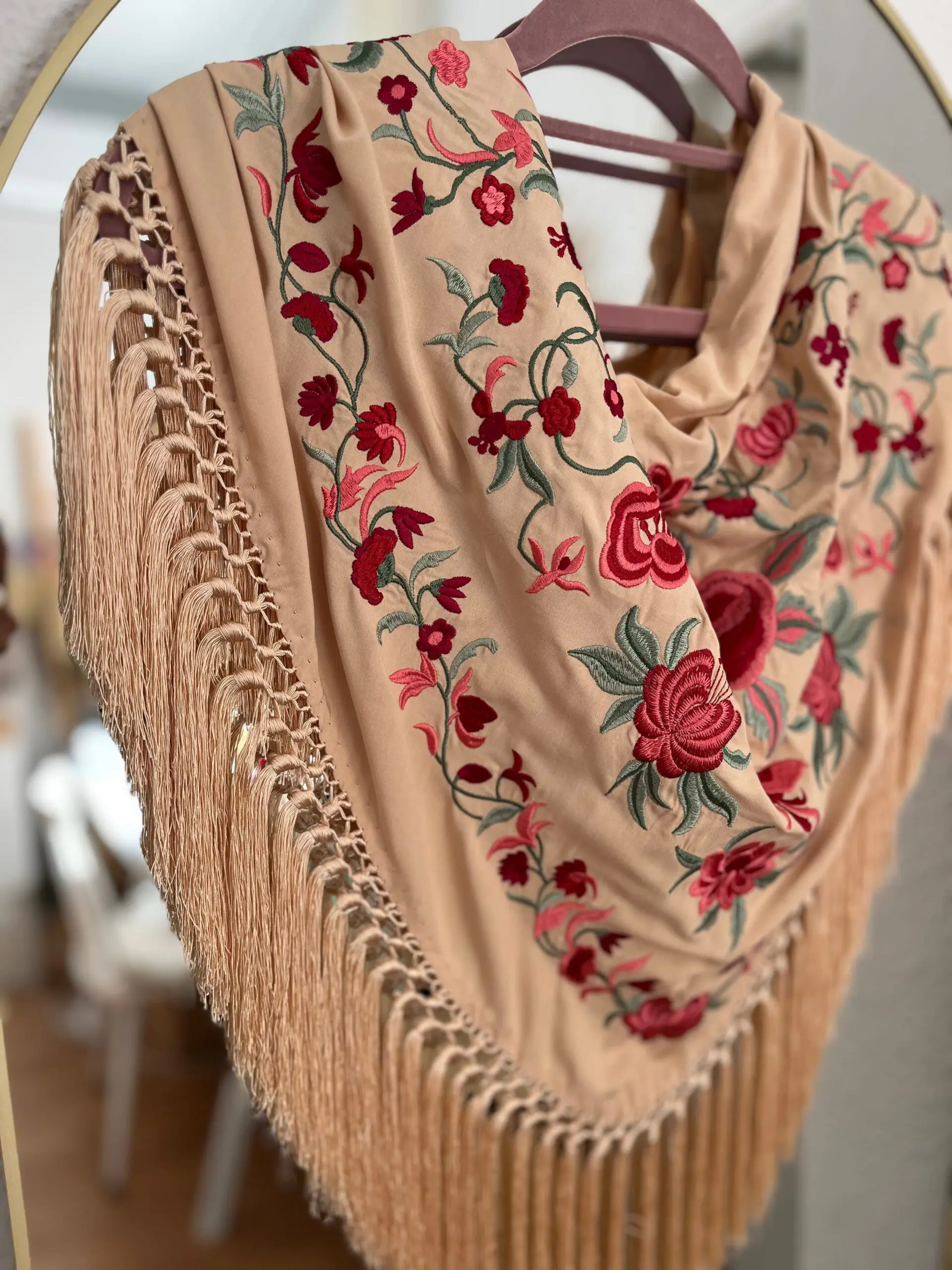 Mantoncillo Triana Beige Tostado - Imagen 4