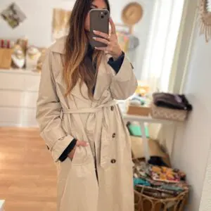 Gabardina London beige