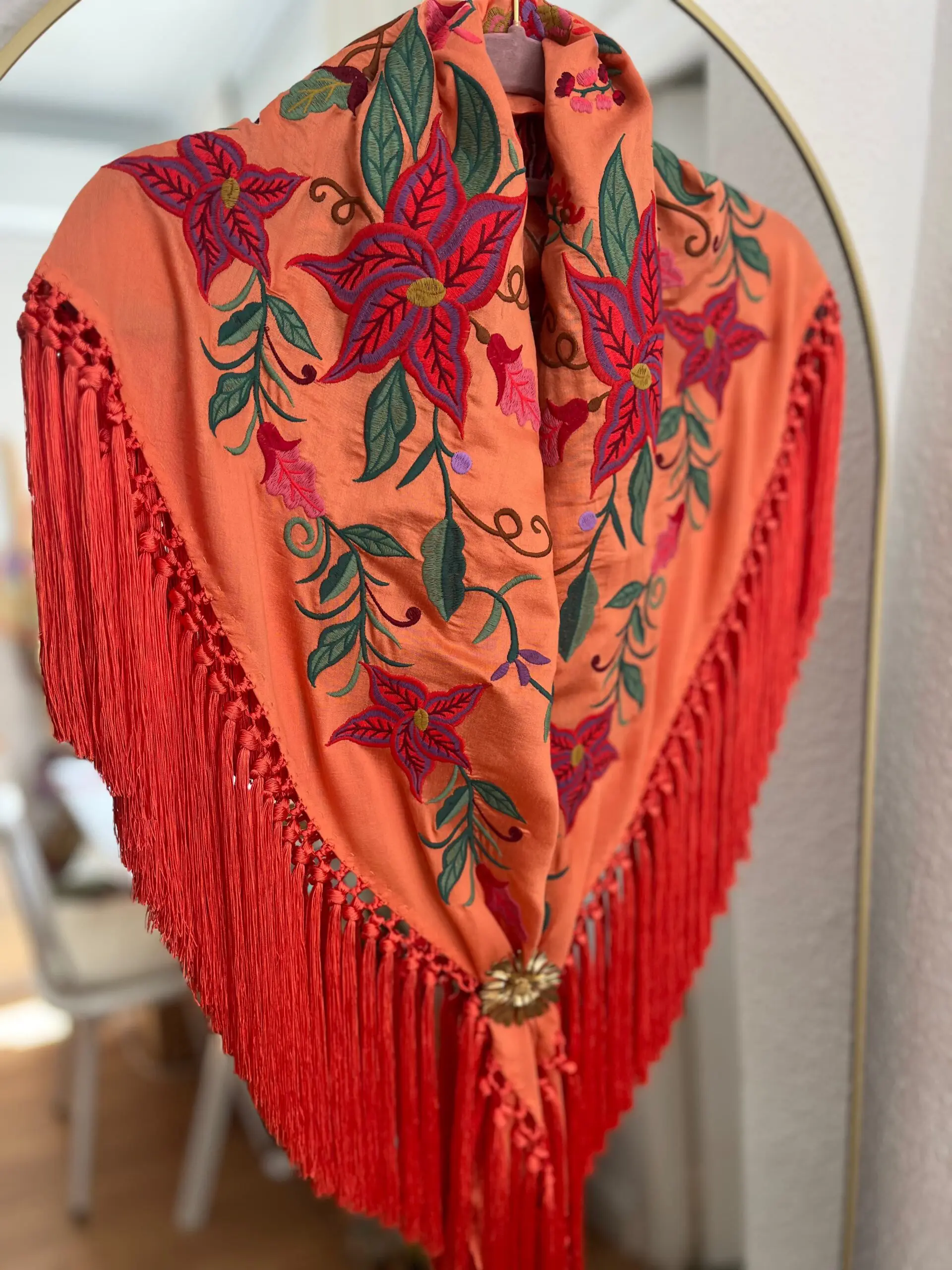 Mantoncillo Venecia naranja - Imagen 4