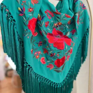 Mantoncillo Alba turquesa