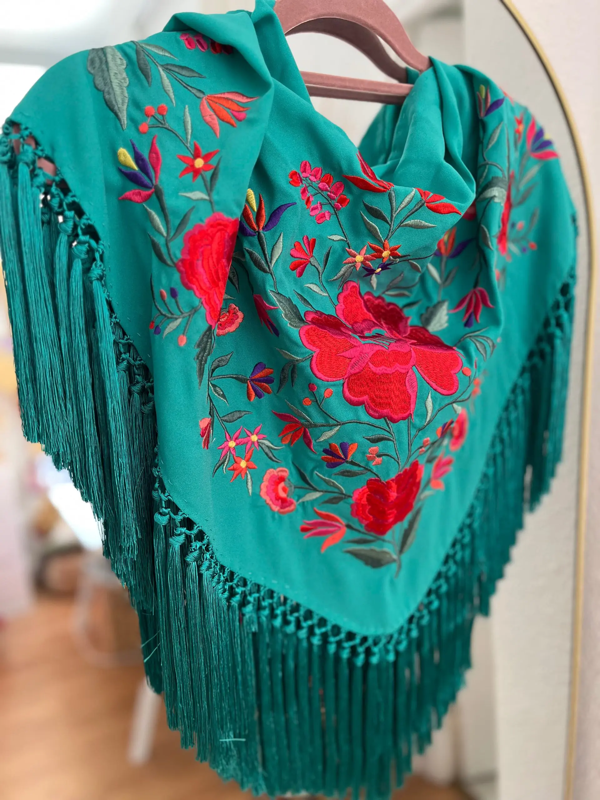 Mantoncillo Alba turquesa