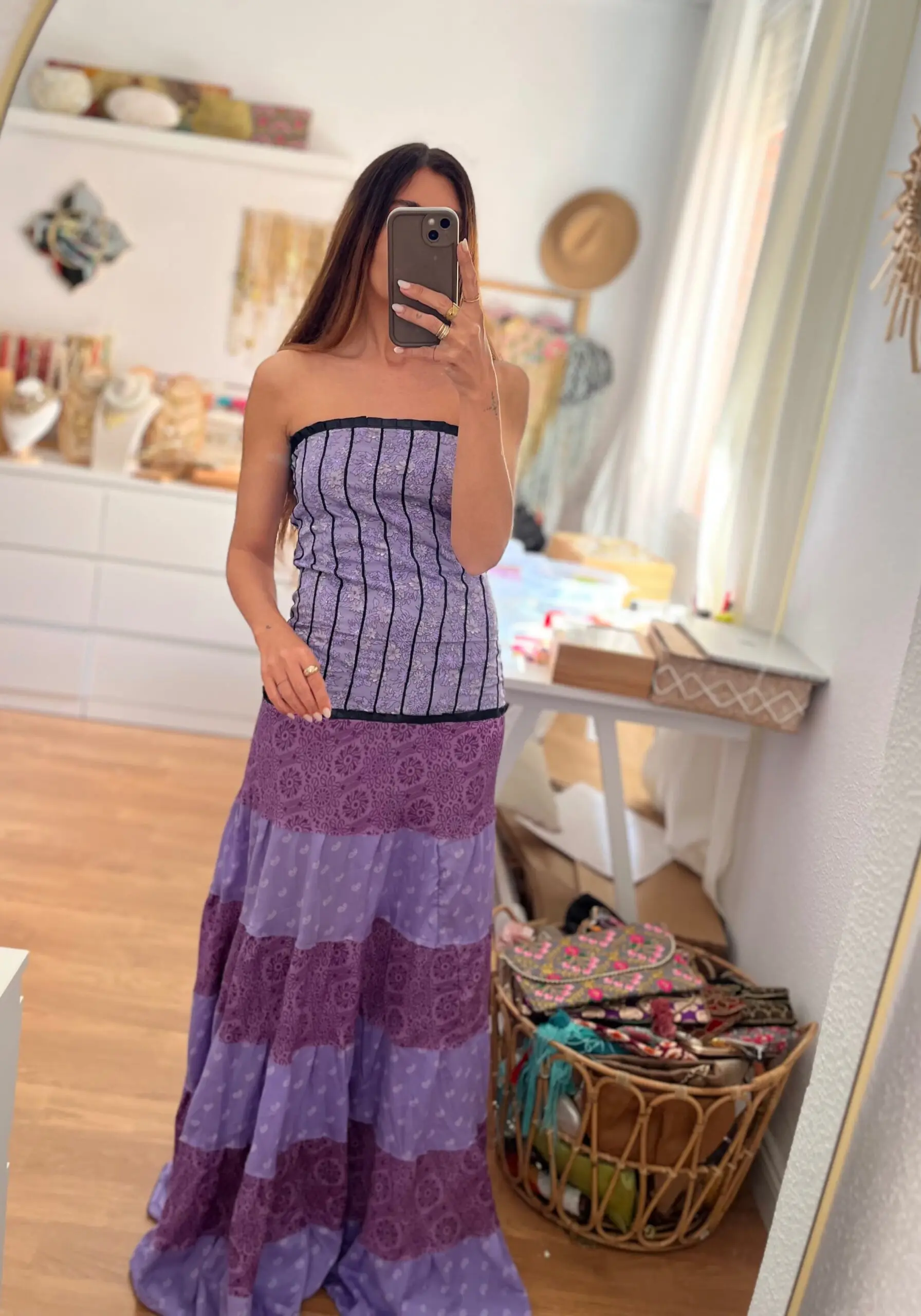 Vestido India lila - Imagen 4