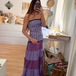 Vestido India lila