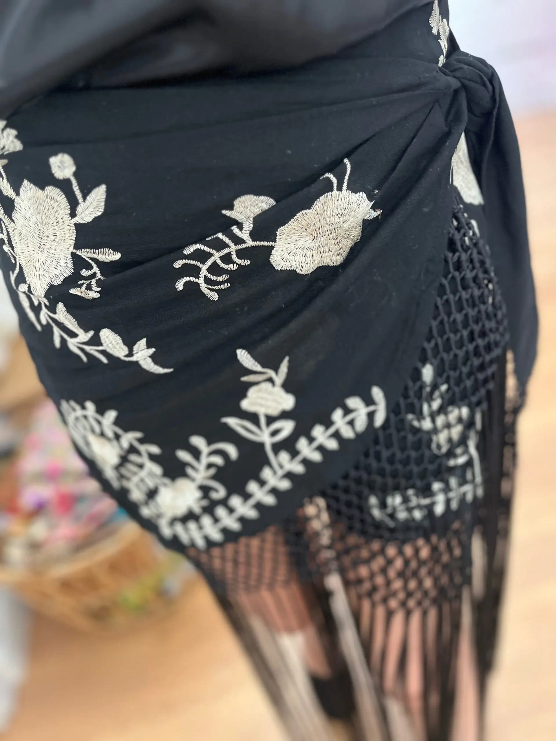 Falda abril bordada - Imagen 7