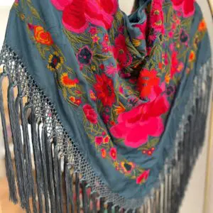 Mantoncillo Cayetana azul ducado