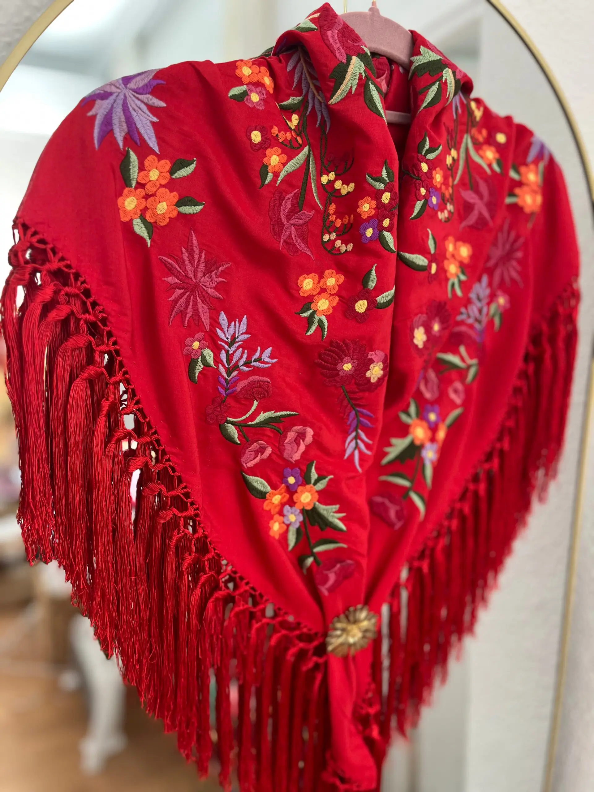 Mantoncillo gracia rojo - Imagen 2