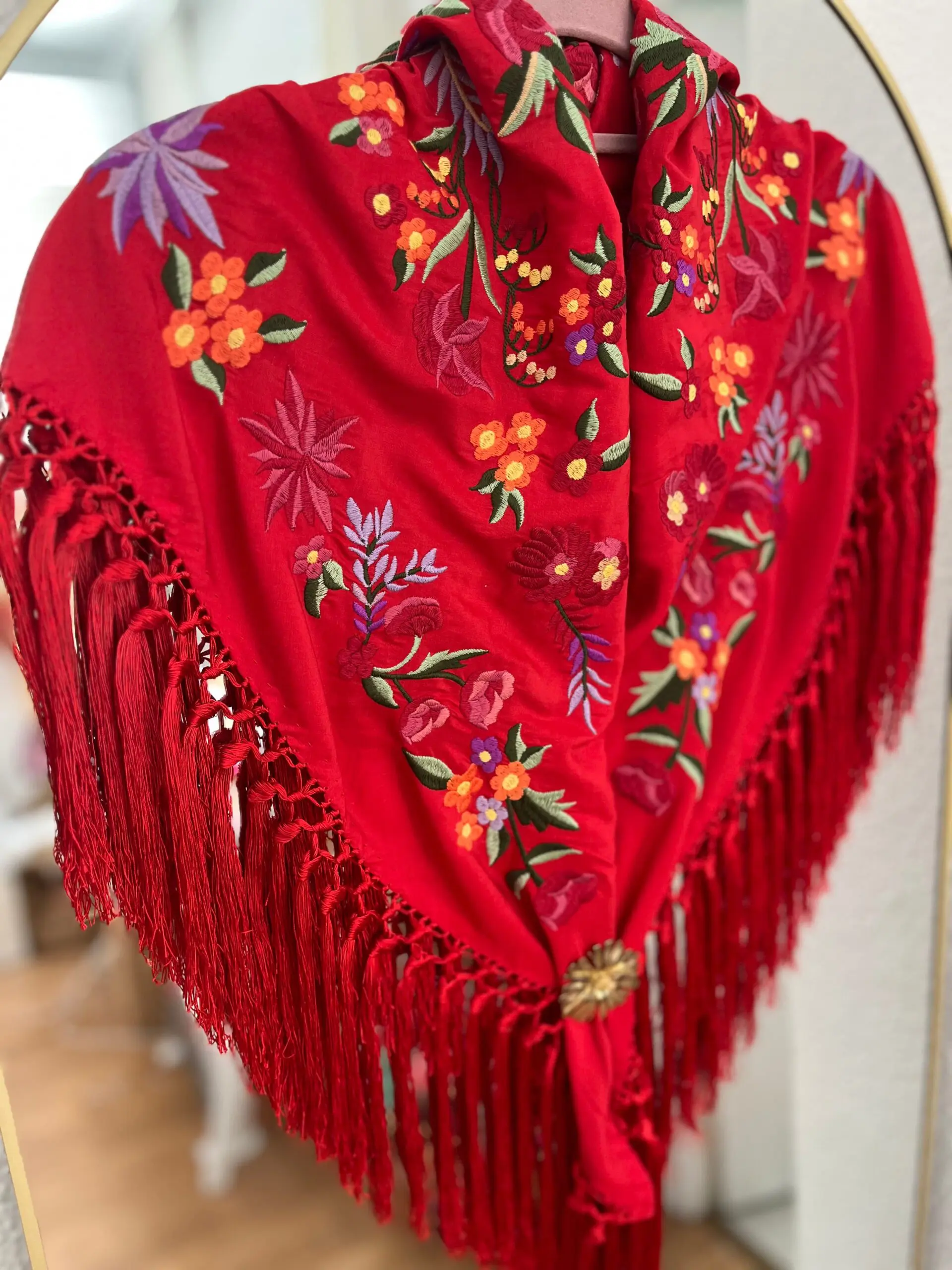 Mantoncillo gracia rojo - Imagen 5