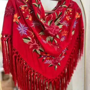 Mantoncillo gracia rojo