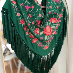 Mantoncillo vera verde y coral