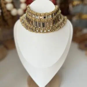 Choker ágata espejos