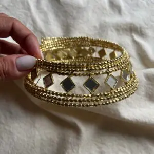 Choker gala espejos