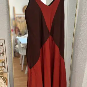 Vestido azores teja