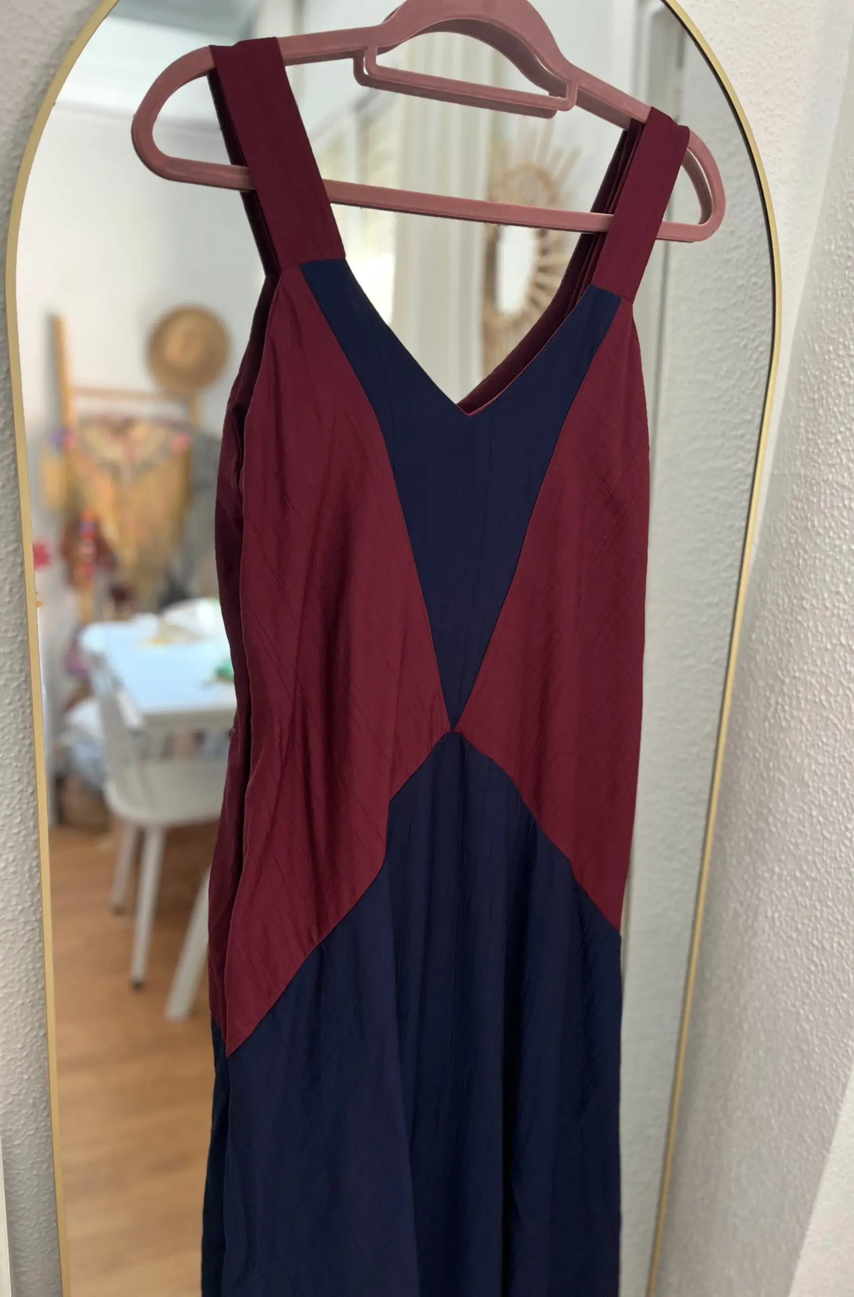 Vestido azores Burdeos - Imagen 2