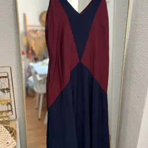 Vestido azores Burdeos
