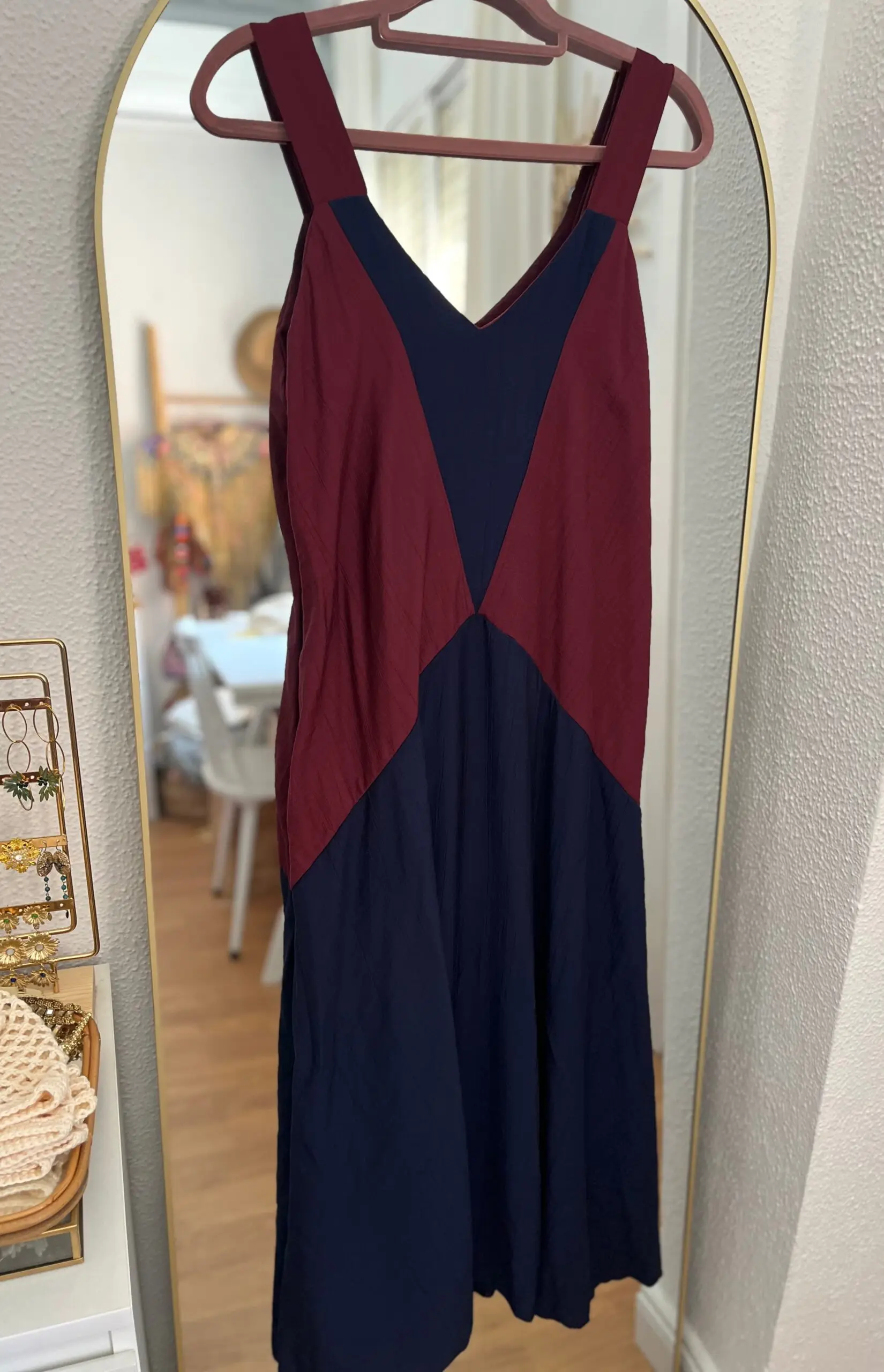 Vestido azores Burdeos