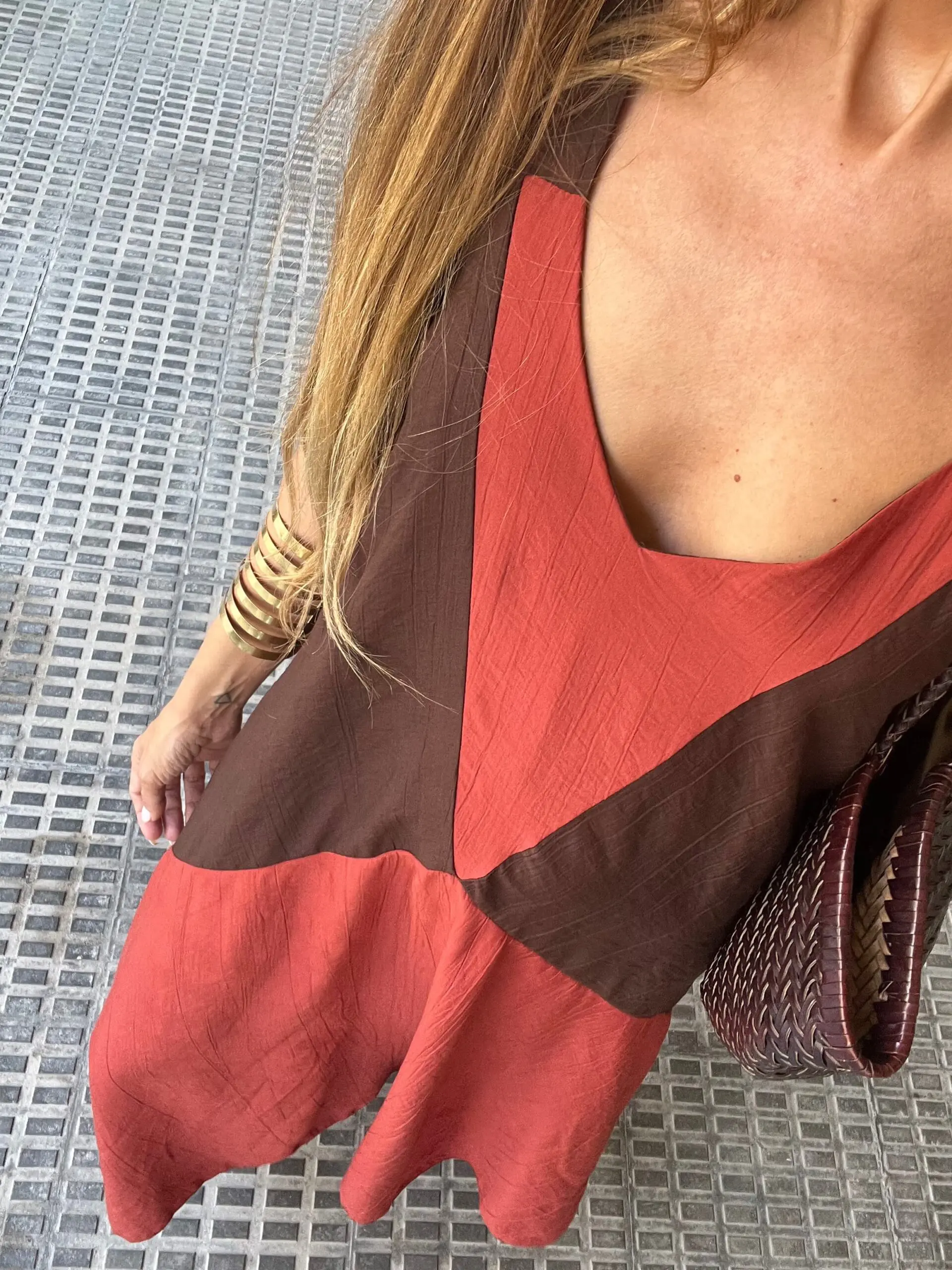 Vestido azores teja - Imagen 2