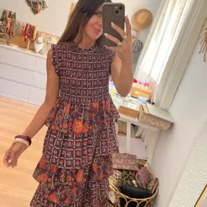 Vestido Cuba berenjena