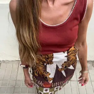 Falda pareo tigers