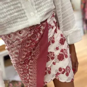 Pareo madeira rosa empolvado