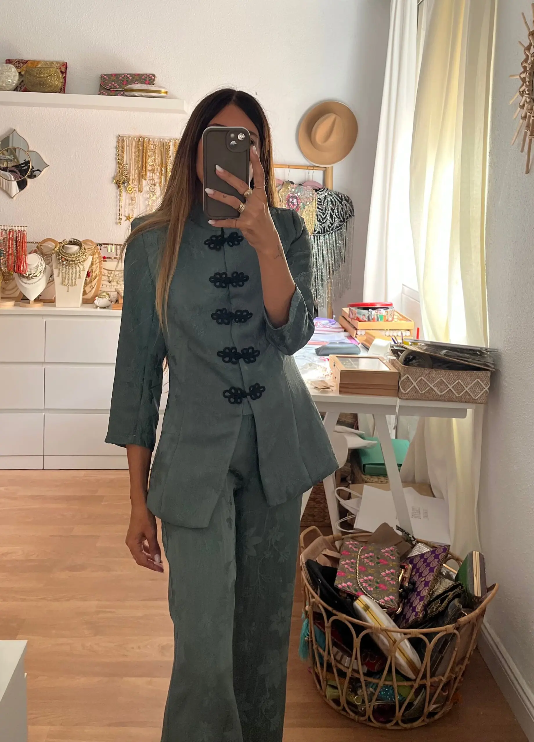 Conjunto Shangai verde