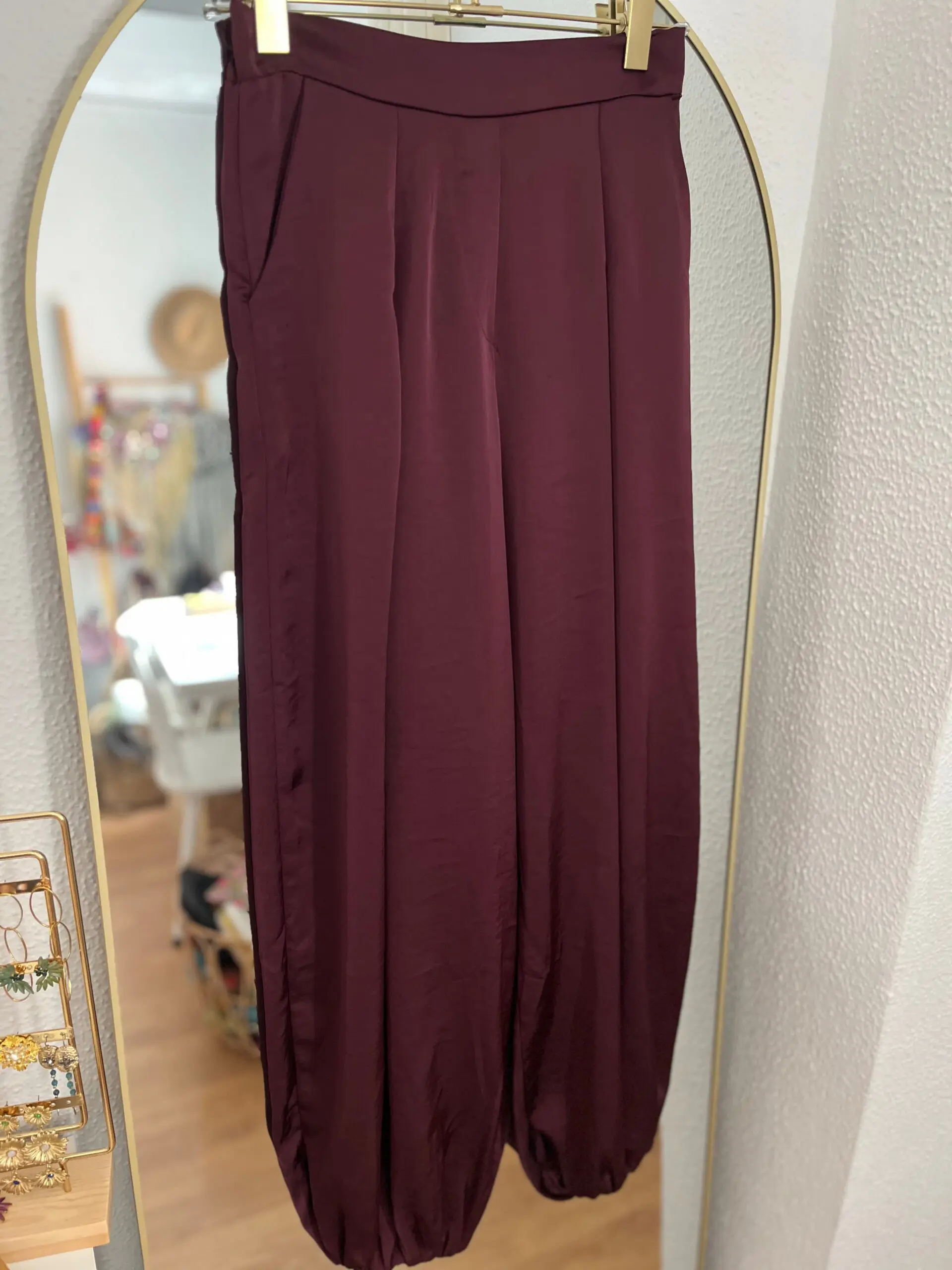 Pantalón jogger berenjena - Imagen 3